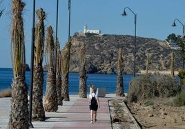 Nuevo paseo junto al mar en El Alamillo (Puerto de Mazarrón).