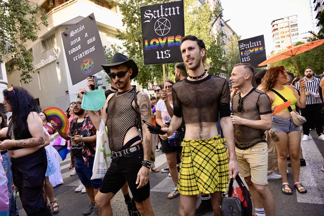 La manifestación por el Orgullo en Murcia, en imágenes