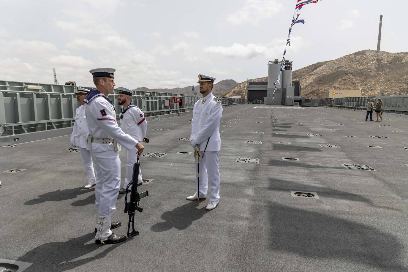 La ceremonia de cesión de &#039;El Camino Español&#039; en Cartagena, en imágenes