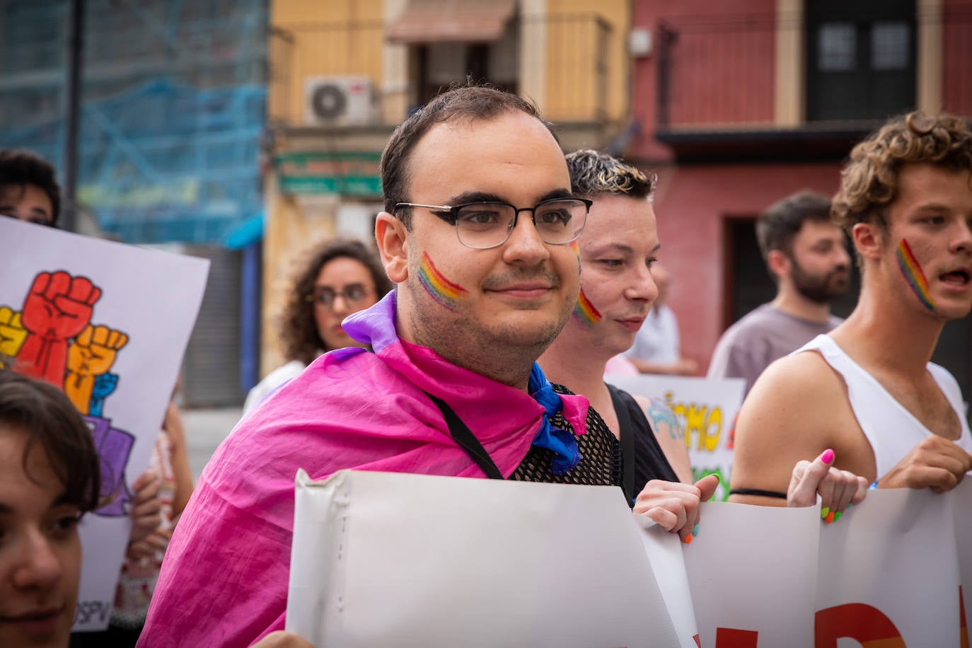 Las imágenes de la marcha del Orgullo LGTBI en Orihuela