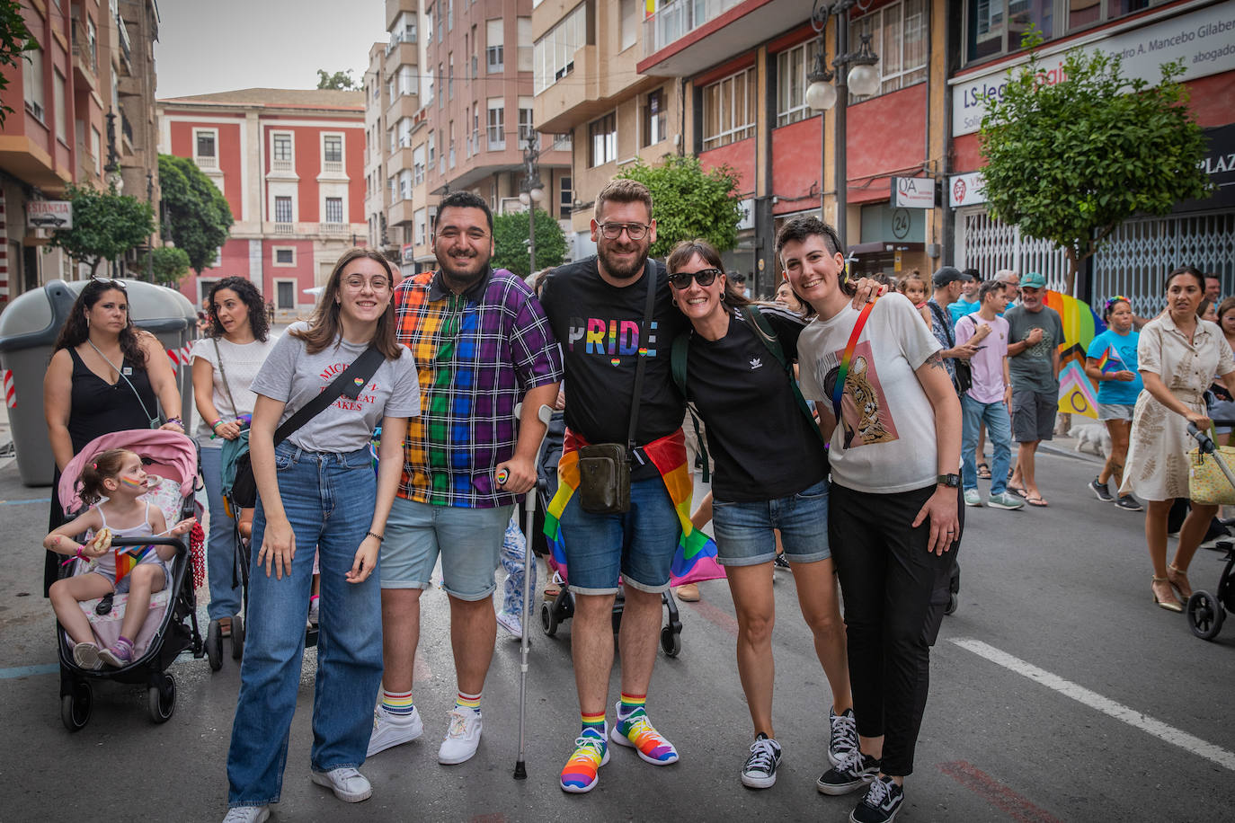 Las imágenes de la marcha del Orgullo LGTBI en Orihuela