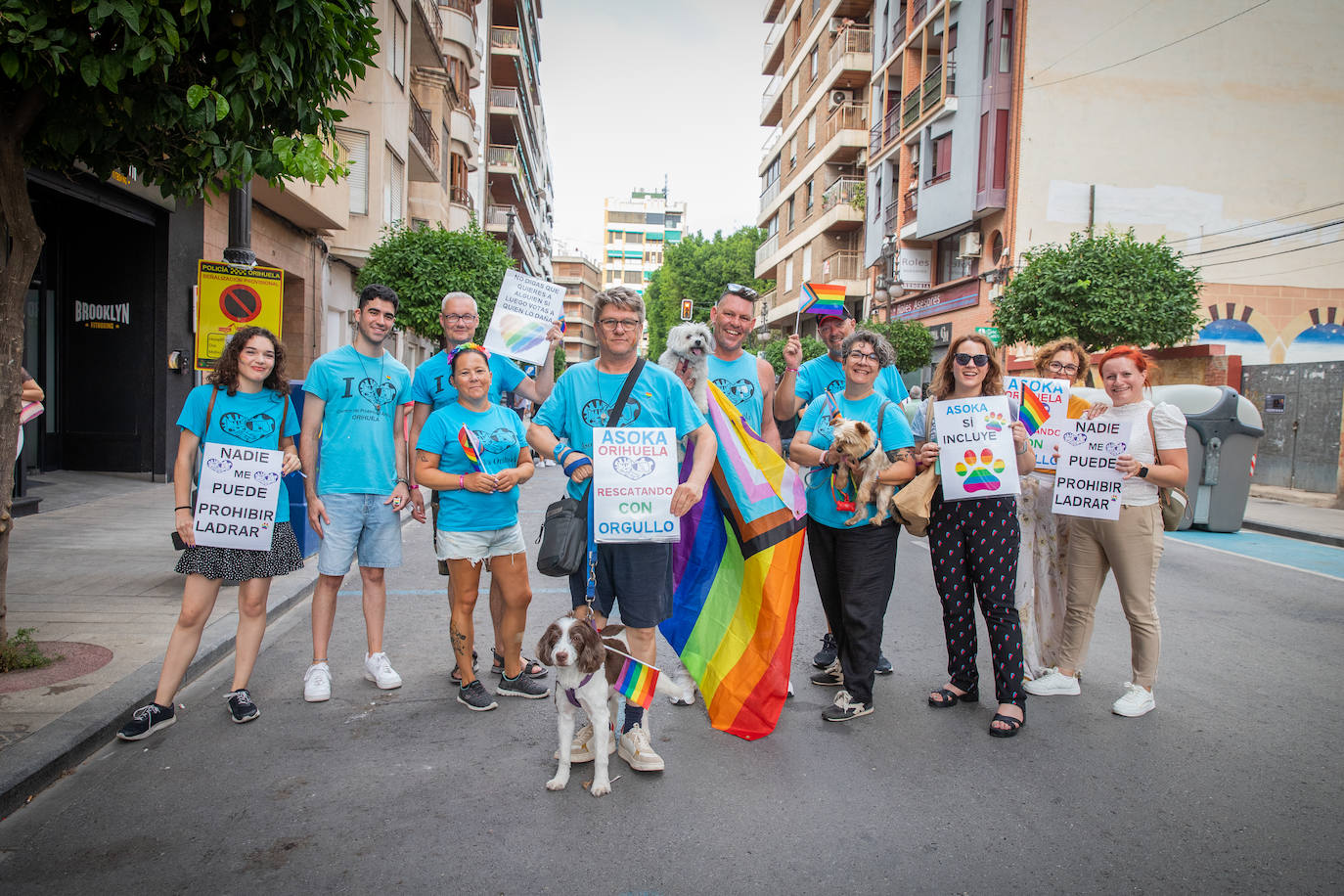 Las imágenes de la marcha del Orgullo LGTBI en Orihuela