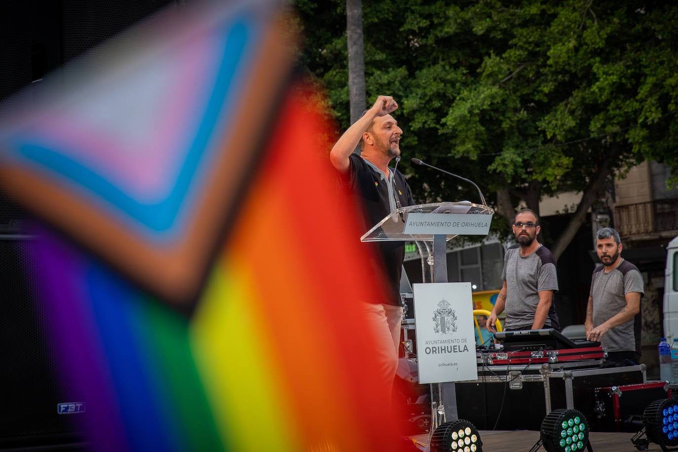 Las imágenes de la marcha del Orgullo LGTBI en Orihuela