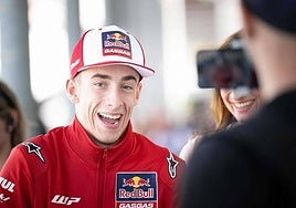 Pedro Acosta, el mes pasado en el circuito de Le Mans.