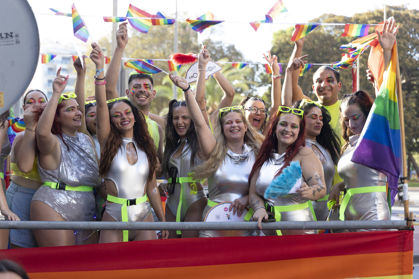 El desfile del Orgullo en Cartagena, en imágenes