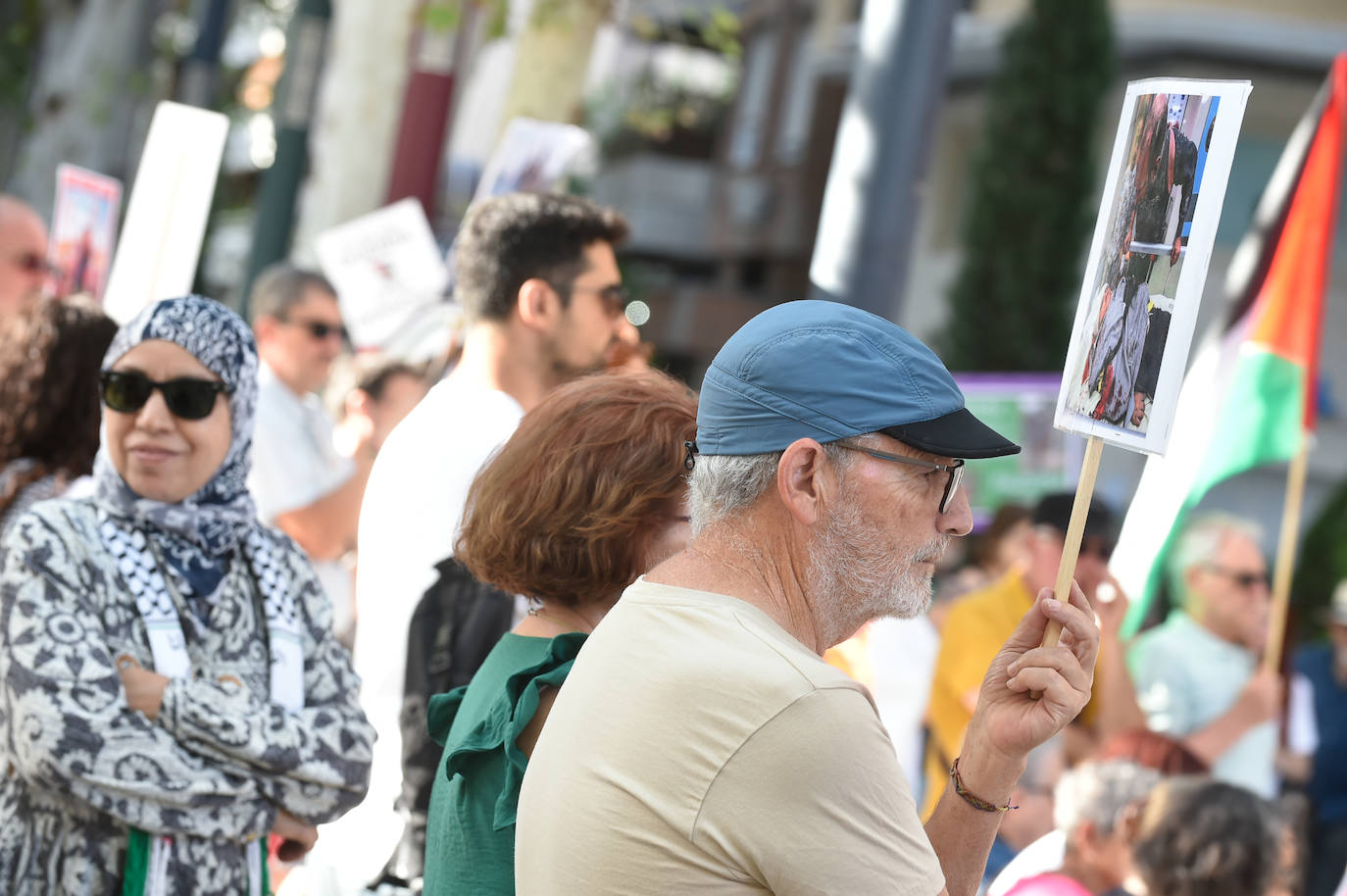 Protesta en Murcia contra la guerra de Israel en Gaza