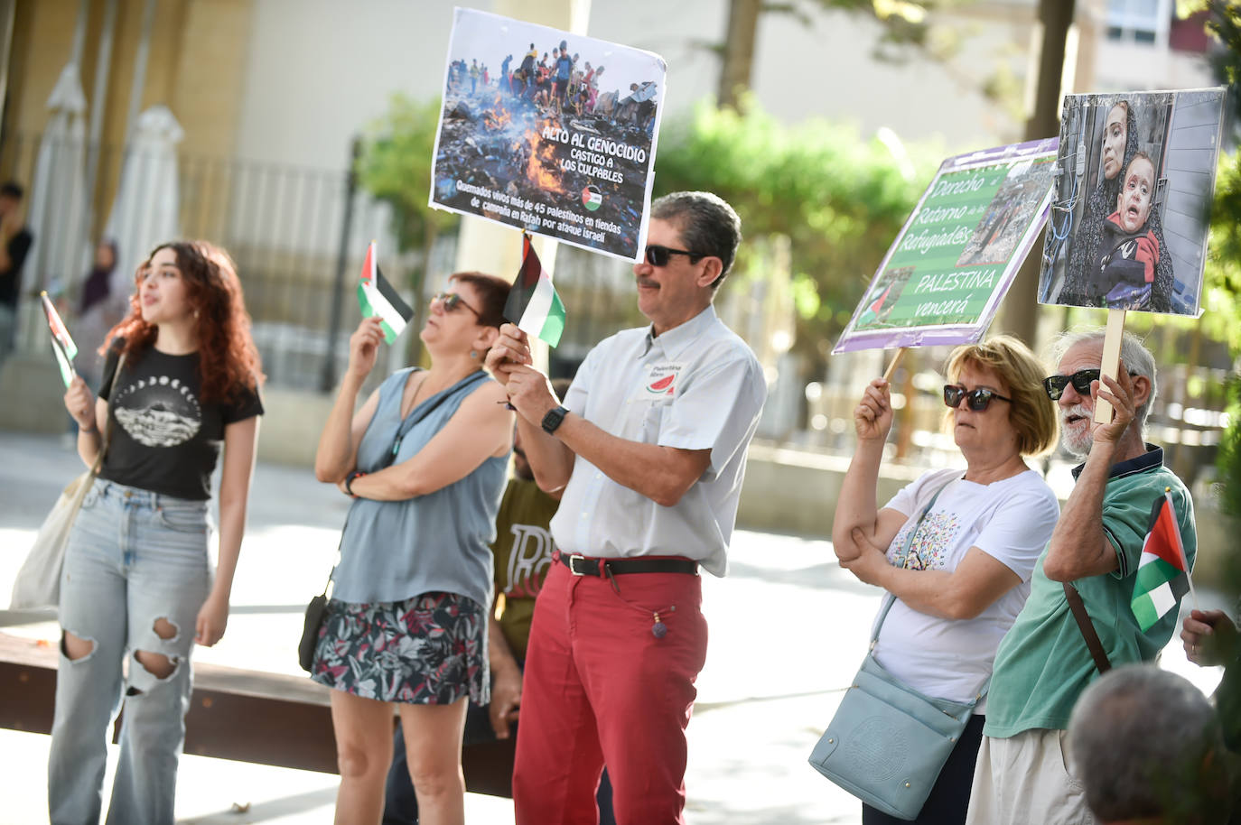 Protesta en Murcia contra la guerra de Israel en Gaza