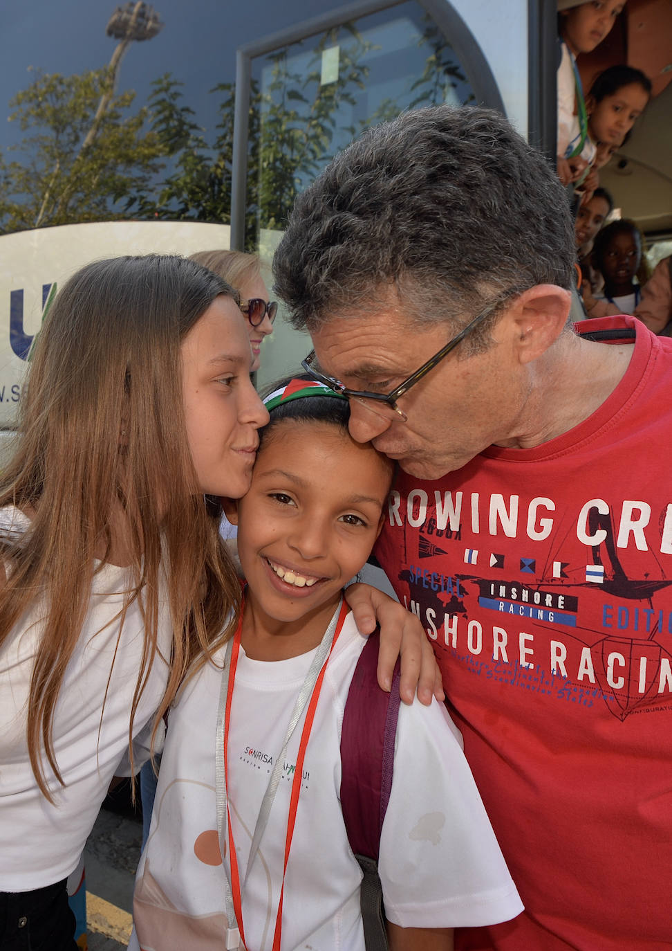 Encuentro de niños saharauis para el programa de acogida, en Espinardo