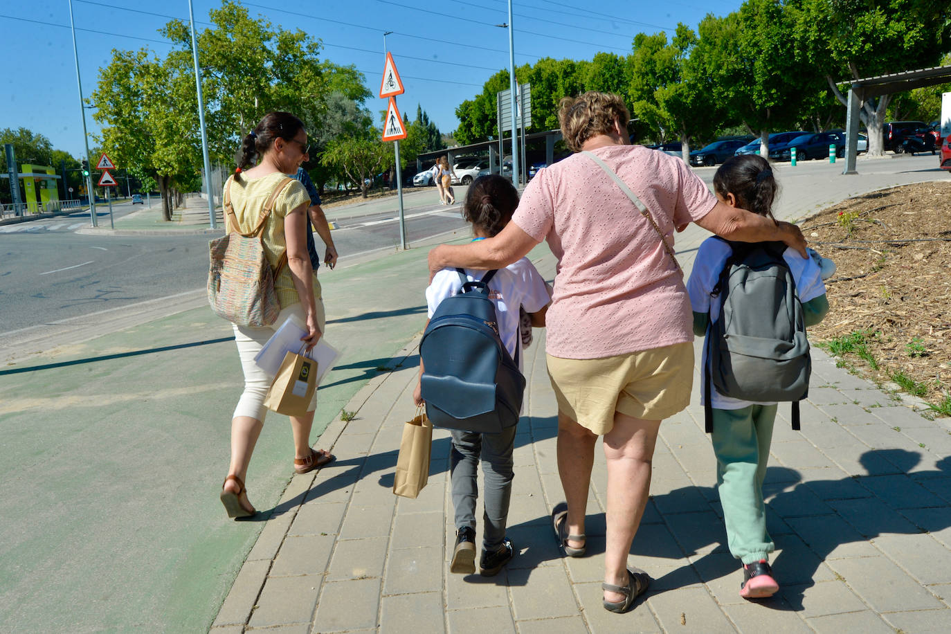 Encuentro de niños saharauis para el programa de acogida, en Espinardo