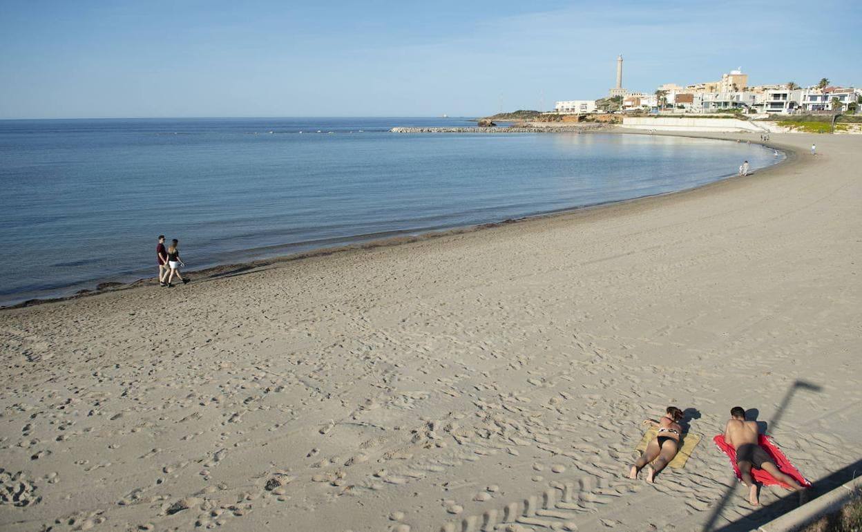 Una playa de Cabo de Palos, en una imagen de archivo.