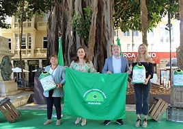 Presentación de la campaña 'Banderas Verdes', ayer.