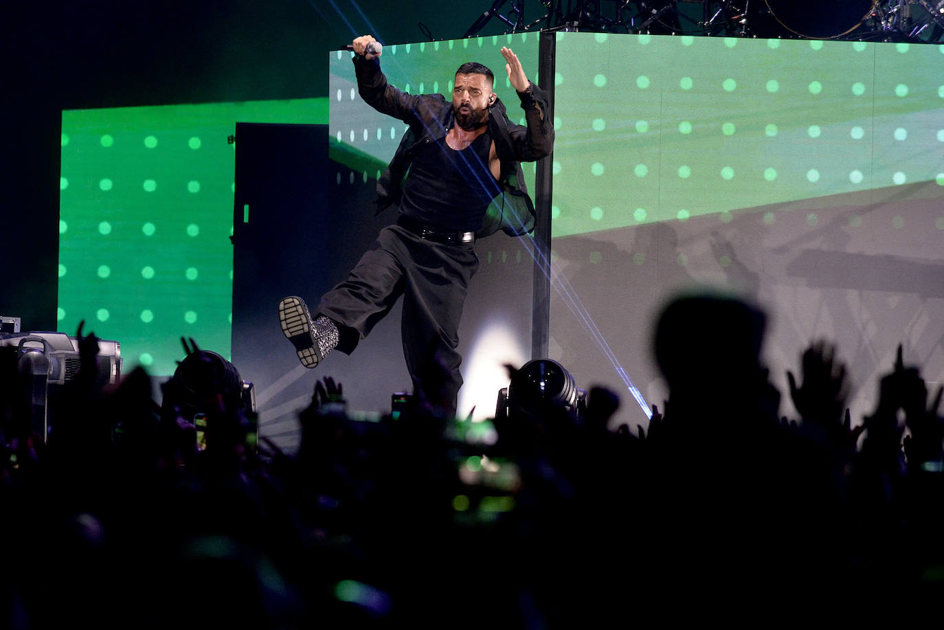 El concierto de Ricky Martin en la Plaza de Toros de Murcia, en imágenes