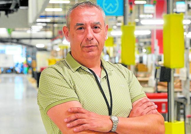 Enrique Rech, en las instalaciones de Amazon.