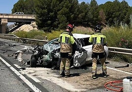 El estado del vehículo tras el accidente.