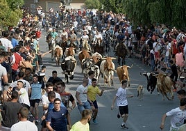 Imagen de archivo de un encierro en Moratalla.