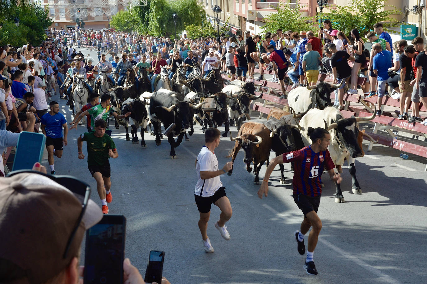 El primer encierro de Moratalla, en imágenes