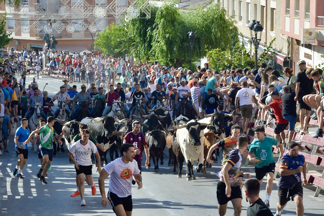 El primer encierro de Moratalla, en imágenes
