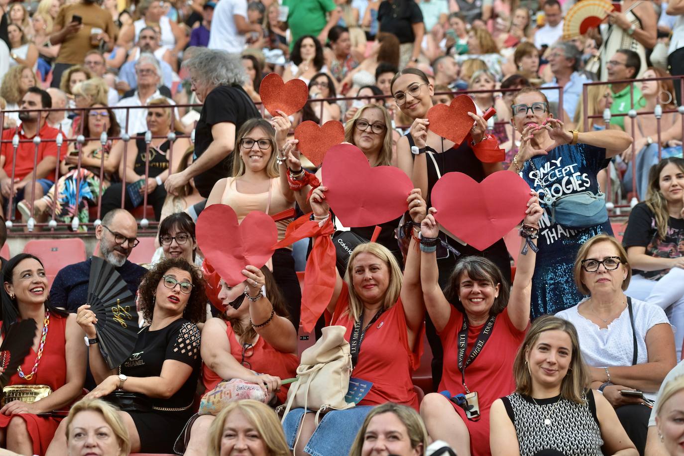 Las imágenes del concierto de Luis Miguel en Murcia