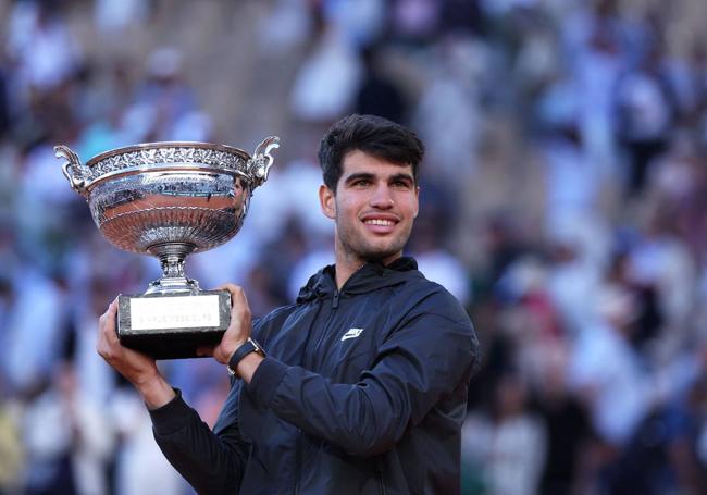 Alcaraz ganó Roland Garros el pasado 9 de junio.