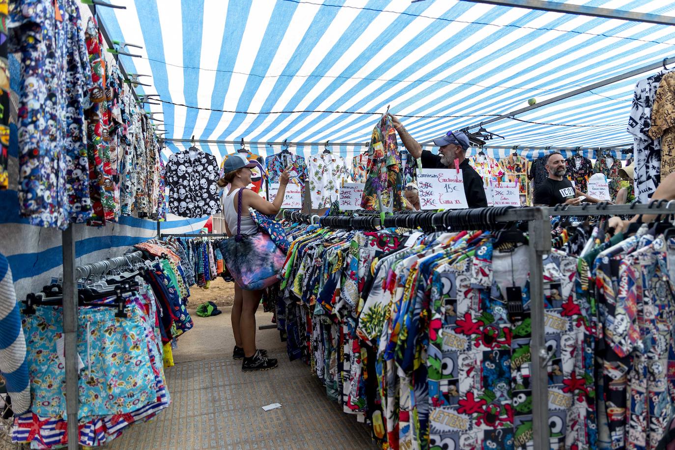 Las imágenes del mercado de Cabo de Palos