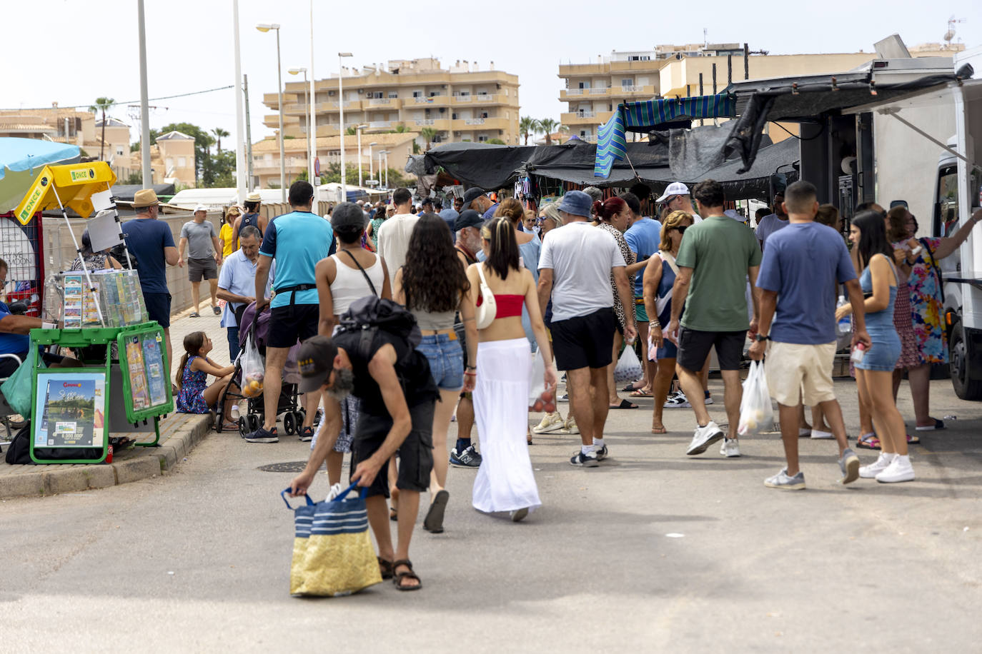 Las imágenes del mercado de Cabo de Palos