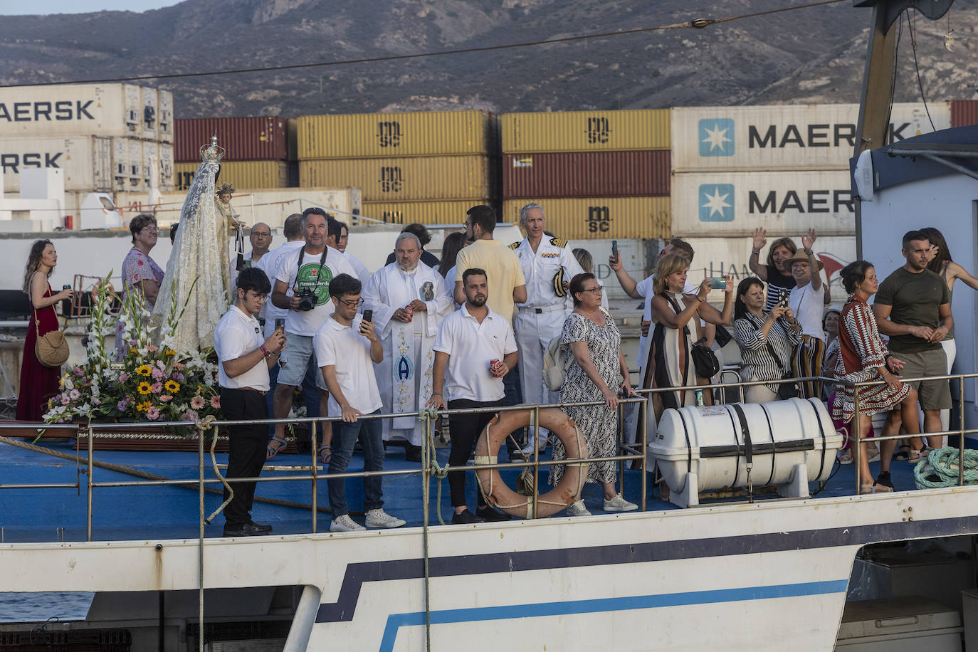 Procesión marítima de la Virgen del Carmen en Cartagena