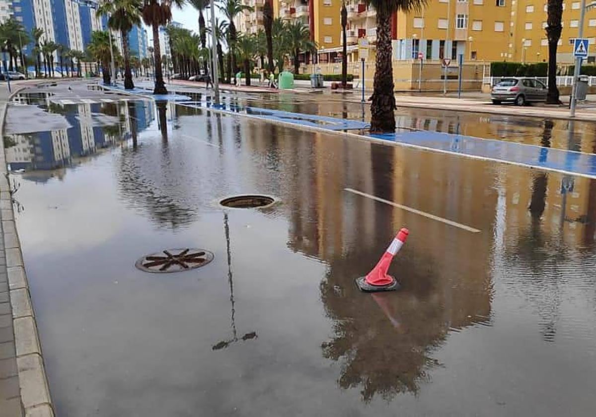 Estado de la zona donde se reclaman las mejoras.