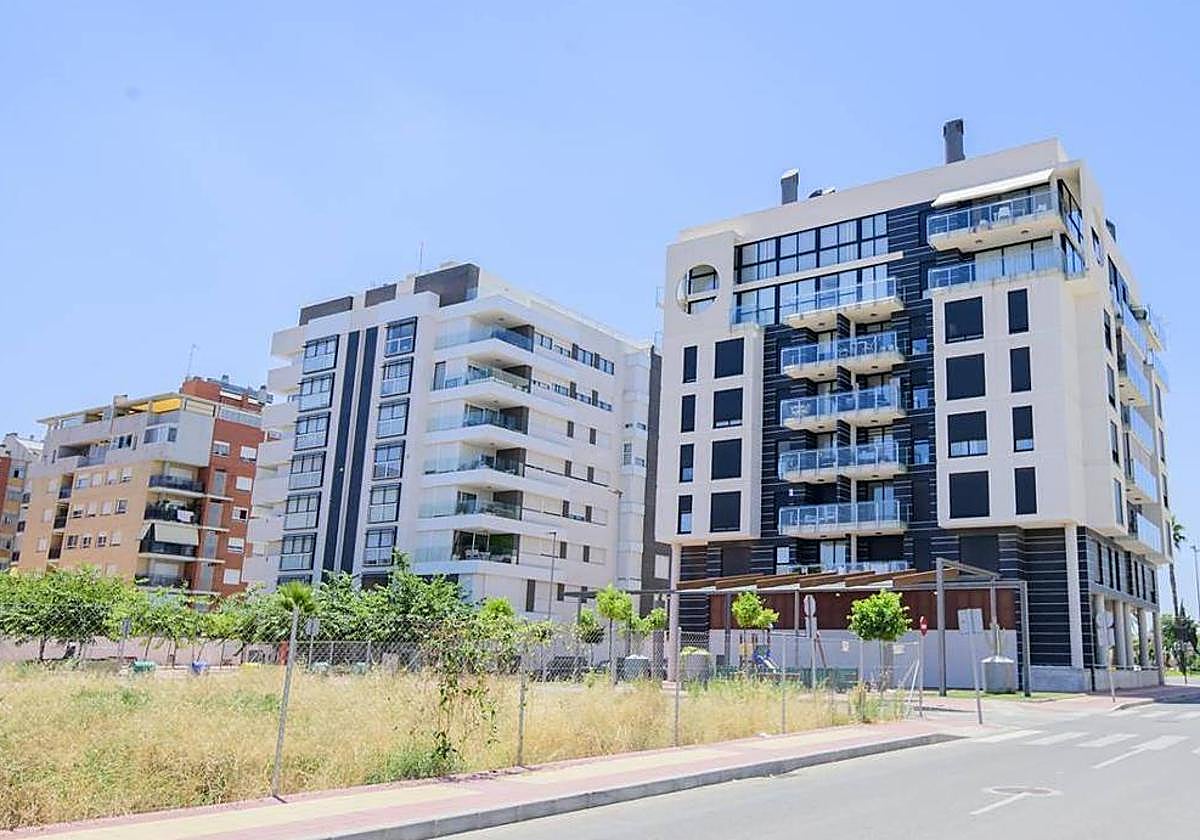 Edificios en Murcia en una imagen de archivo.