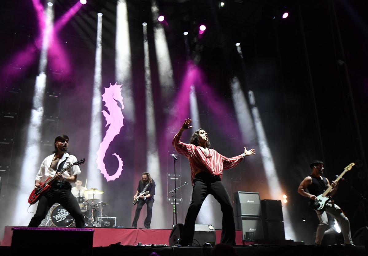 El grupo Arde Bogotá, el pasado mes de mayo, durante su concierto en el Warm Up.