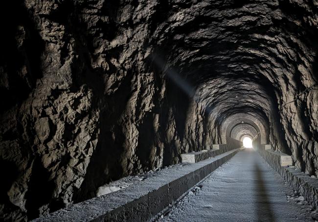 Antiguo túnel del ferrocarril.