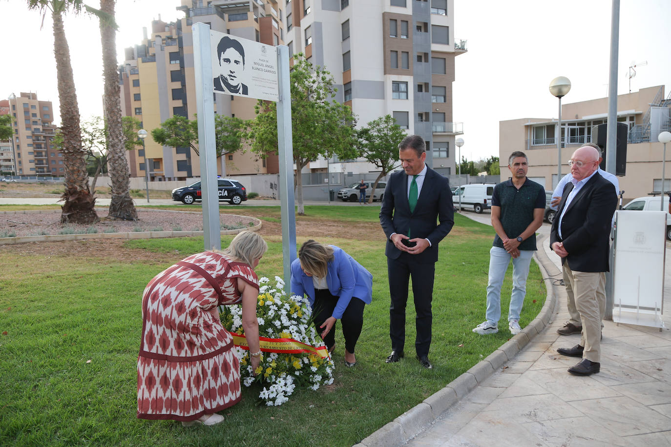 Una plaza recuerda a Miguel Ángel Blanco en Cartagena