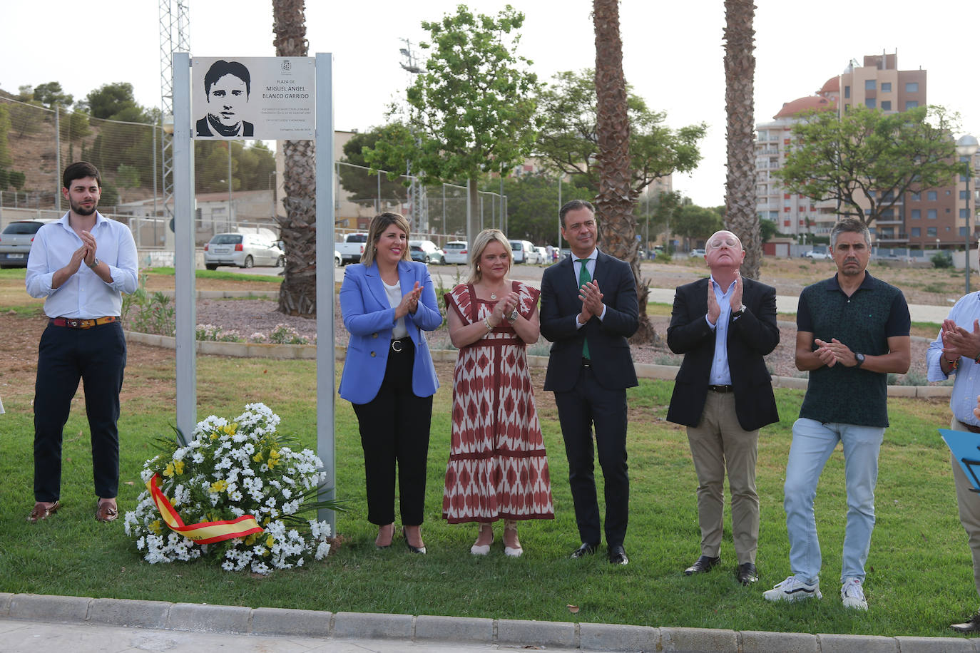 Una plaza recuerda a Miguel Ángel Blanco en Cartagena