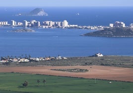 Panorámica de las áreas de renaturalización en Mar Menor que contempla el proyecto.