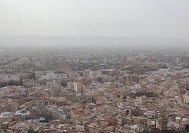 Lorca vive este sábado un nuevo episodio de incremento de los niveles de las partículas PM10 debido a la intrusión de masa de aire sahariano
