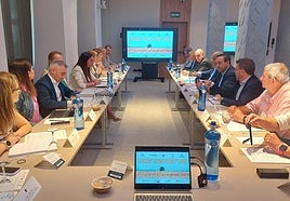 Comunidades y organizaciones agrarias reunidas este miércoles en Madrid.