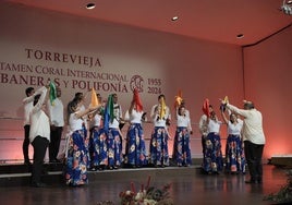 Actuación de la coral venezolana 'Coral Faces', radicada en la ciudad de Mérida.