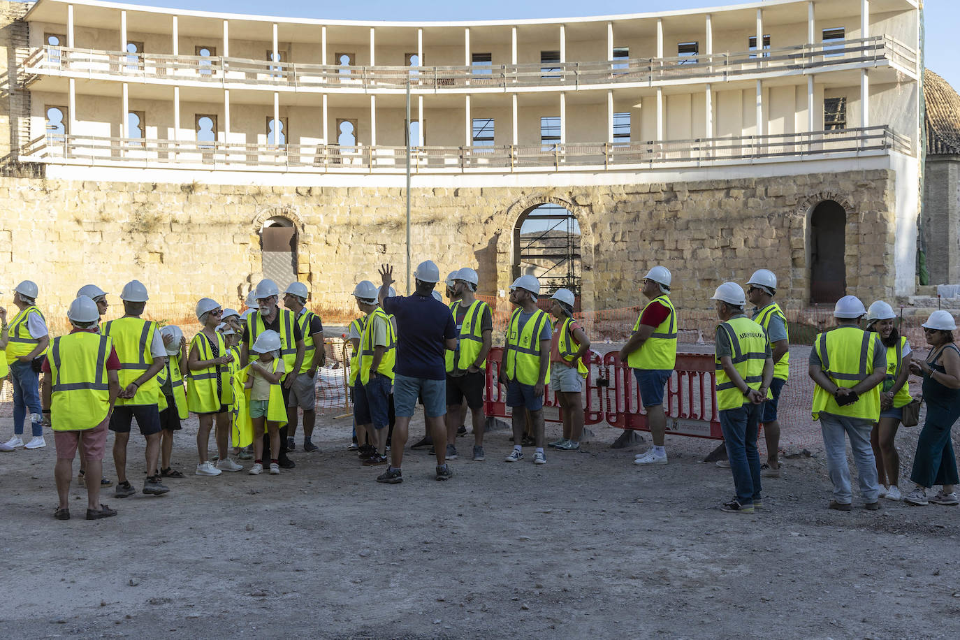 Primera visita al Anfiteatro Romano de Cartagena dentro del programa gratuito &#039;Abierto por obras&#039;