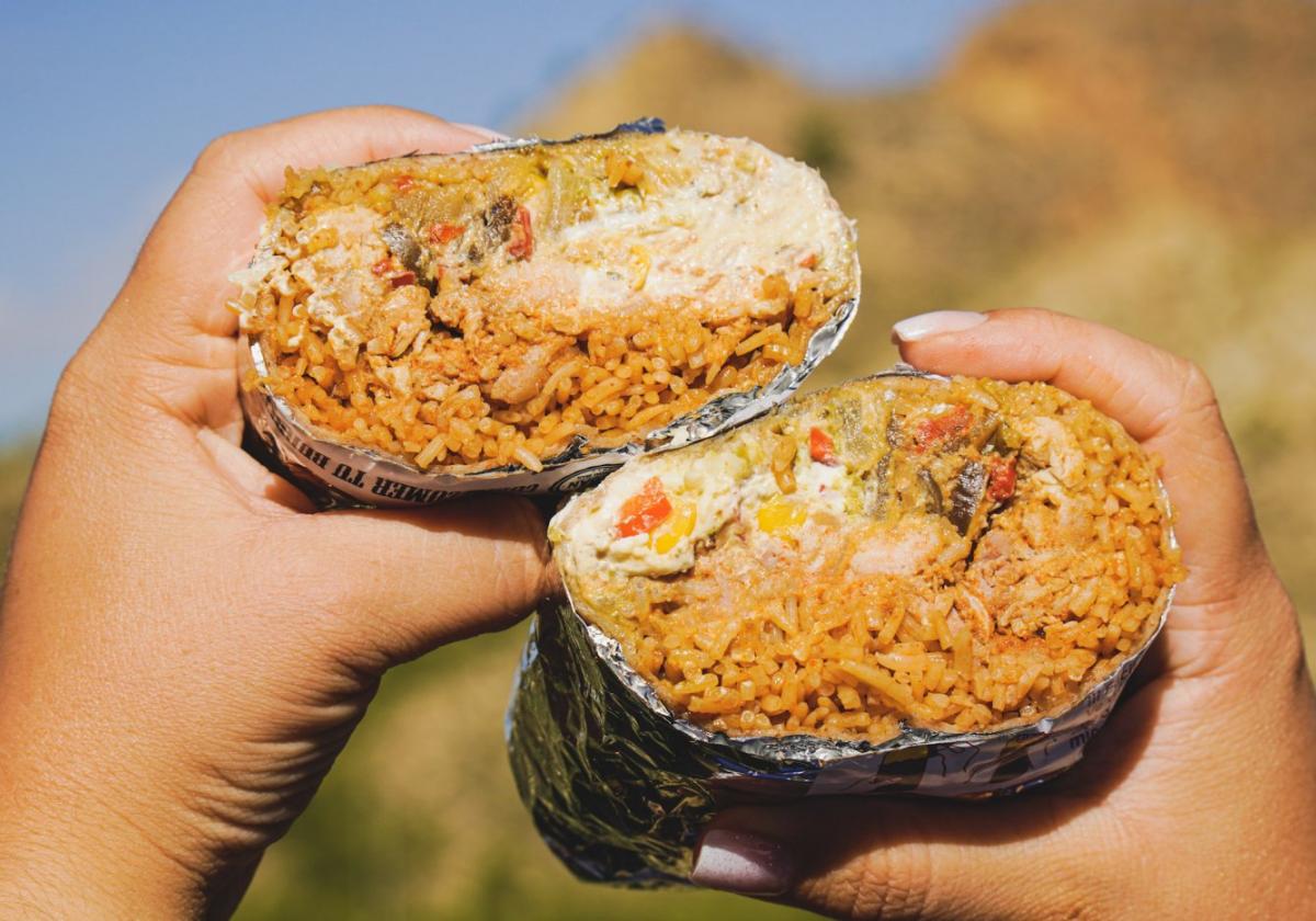 Sus burritos son todo sabor.