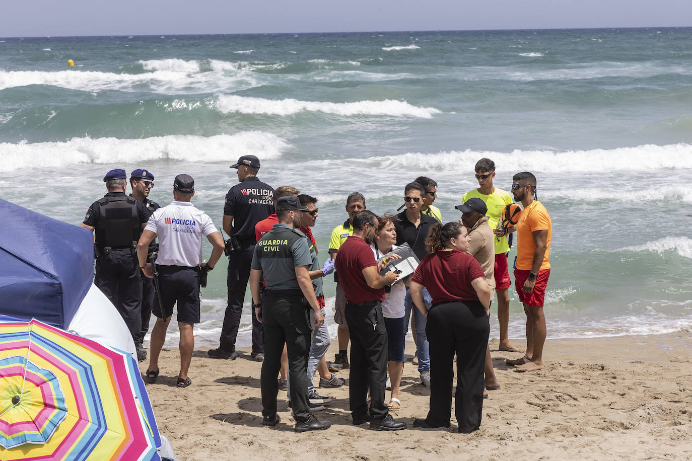 Dispositivo de búsqueda del menor desaparecido en Cabo de Palos