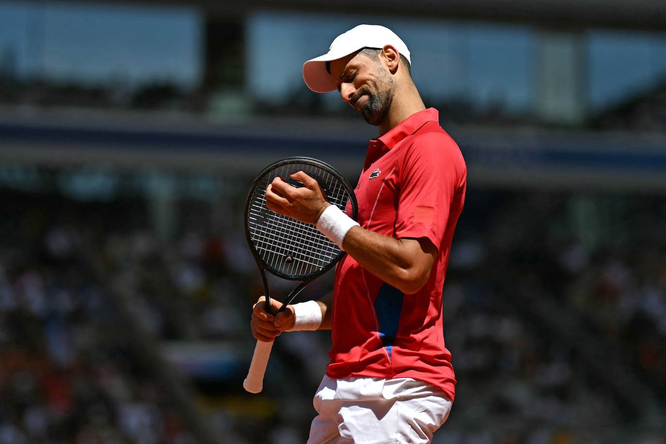 En imágenes, la final de tenis en los Juegos Olímpicos entre Carlos Alcaraz y Novak Djokovic