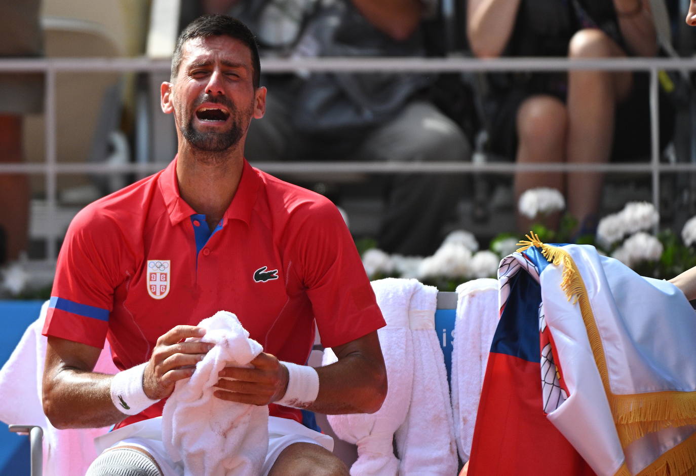 En imágenes, la final de tenis en los Juegos Olímpicos entre Carlos Alcaraz y Novak Djokovic