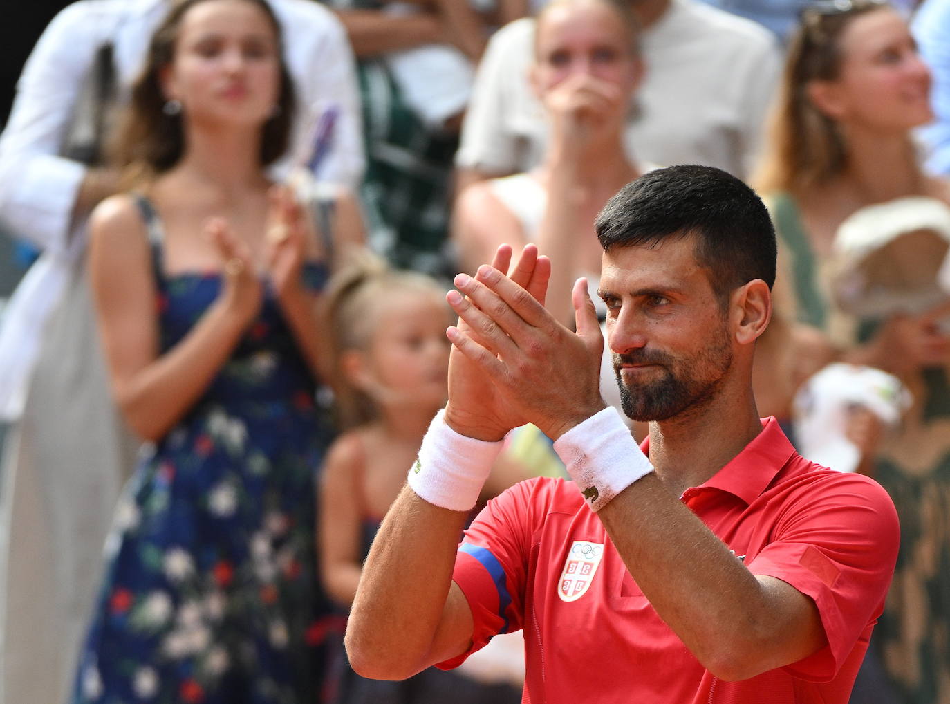 En imágenes, la final de tenis en los Juegos Olímpicos entre Carlos Alcaraz y Novak Djokovic