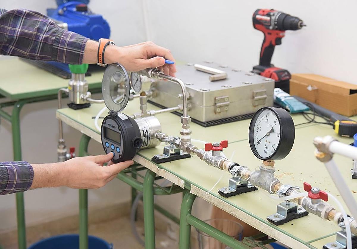 Parte del mecanismo desarrollado para el proyecto.