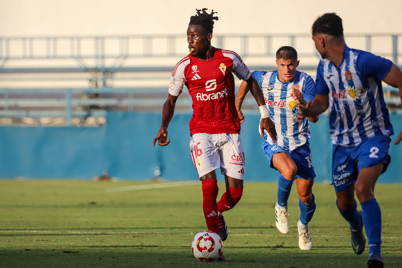 En imágenes, el partido entre el Águilas y el Real Murcia