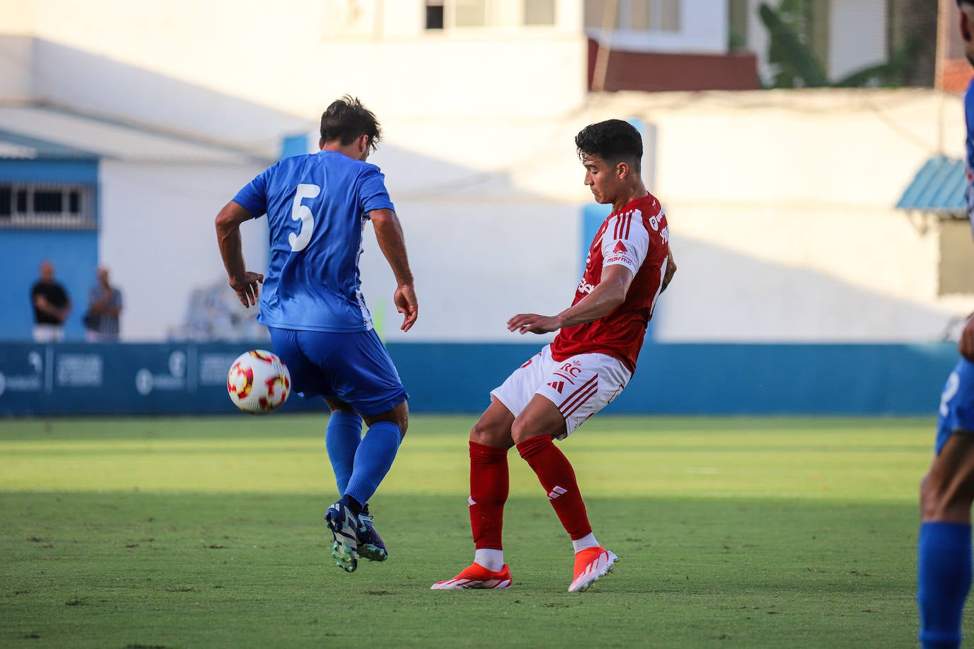 En imágenes, el partido entre el Águilas y el Real Murcia