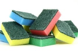 Imagen de archivo de unos estropajos