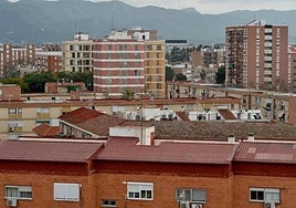 Edificios de la ciudad de Murcia, en una imagen de archivo.