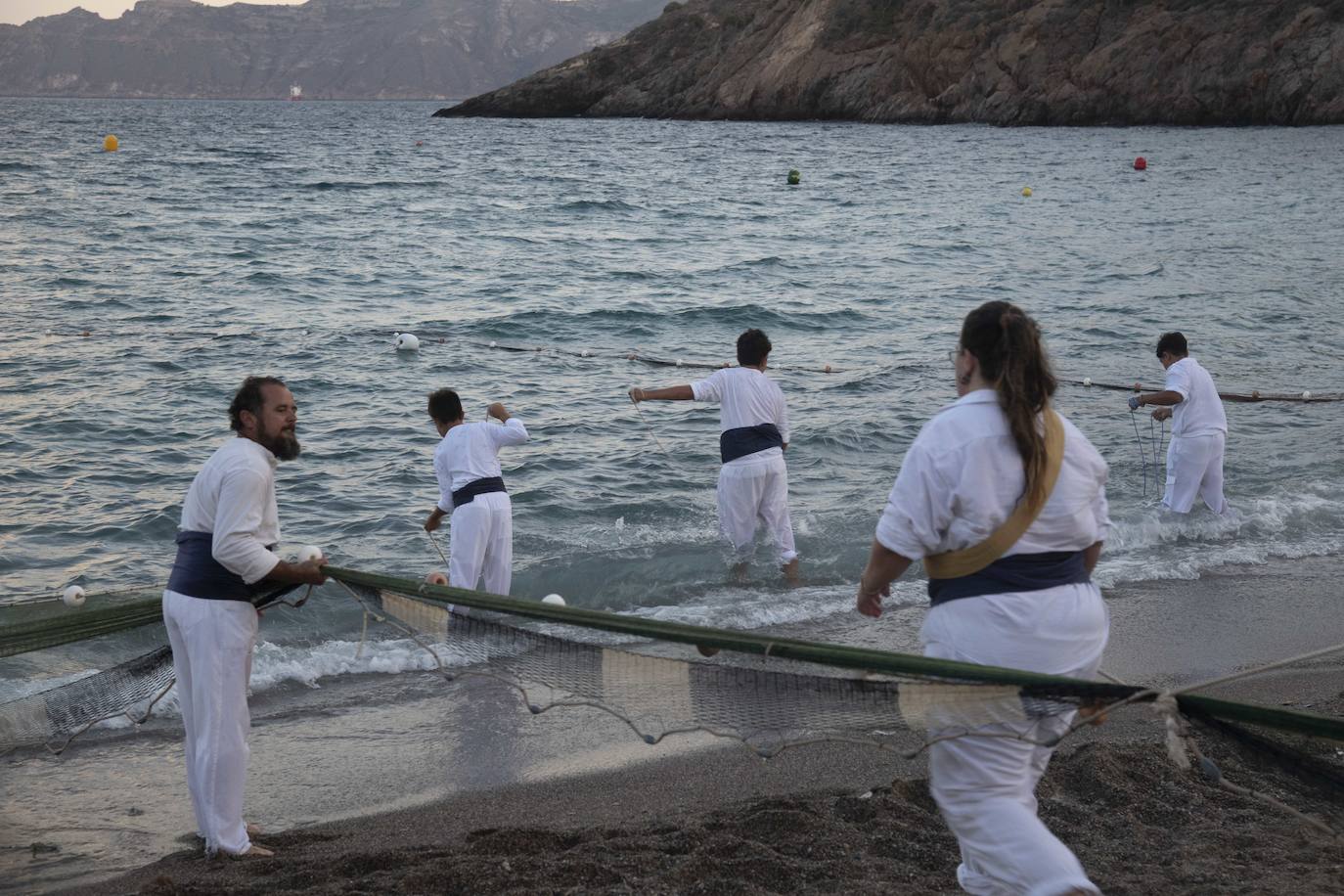 La jornada marinera de El Portús, en imágenes