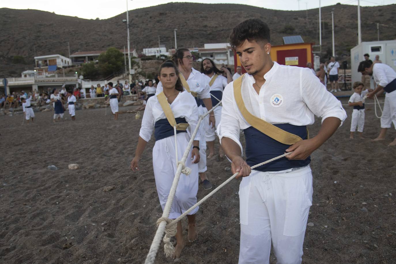 La jornada marinera de El Portús, en imágenes