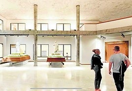 Recreación incluida en el proyecto de rehabilitación del Casino.